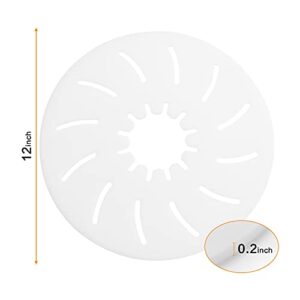 Ximoon 5th Wheel Hitch Lube Plate 16722, Perfect Diameter of 12-Inch