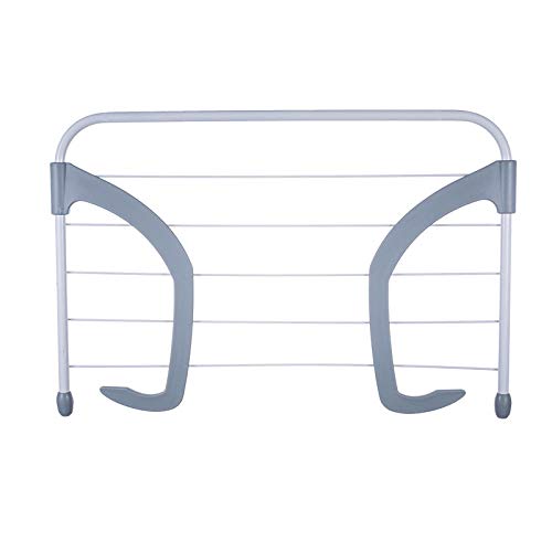 N/NY N/NYMulti-Purpose Clothes Rack Indoor and Outdoor Clothes Rack Creative Household Goods Folding Rack White