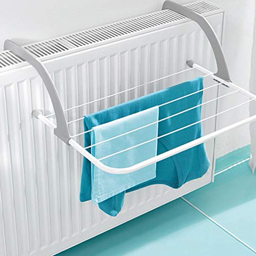 N/NY N/NYMulti-Purpose Clothes Rack Indoor and Outdoor Clothes Rack Creative Household Goods Folding Rack White