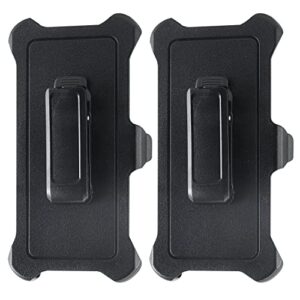 [2 pack] iphone 13 pro max (6.7") “only” replacement belt-clip holster compatible with otterbox defender series case