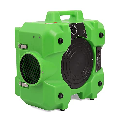 MOUNTO HEPA500 Commercial 500cfm Air Purifier Hepa Air Scrubber Negative Air Machine Roto-Molded (Green)