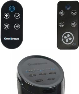 qxparts remote control replacement for omnibreeze tower fan dc2018 compatiable with sfy.22