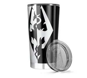 stainless steel insulated tumbler 20oz 30oz the coffee elder hot scrolls wine emblem tea 04 iced cold funny travel cups mugs for men women