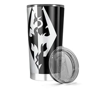 Stainless Steel Insulated Tumbler 20oz 30oz The Coffee Elder Hot Scrolls Wine Emblem Tea 04 Iced Cold Funny Travel Cups Mugs For Men Women