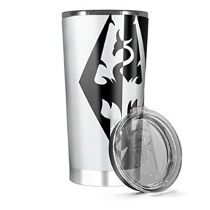 Stainless Steel Insulated Tumbler 20oz 30oz The Coffee Elder Hot Scrolls Wine Emblem Tea 04 Iced Cold Funny Travel Cups Mugs For Men Women