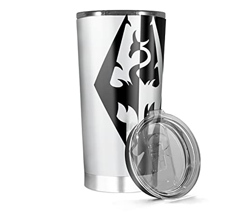 Stainless Steel Insulated Tumbler 20oz 30oz The Coffee Elder Hot Scrolls Wine Emblem Tea 04 Iced Cold Funny Travel Cups Mugs For Men Women