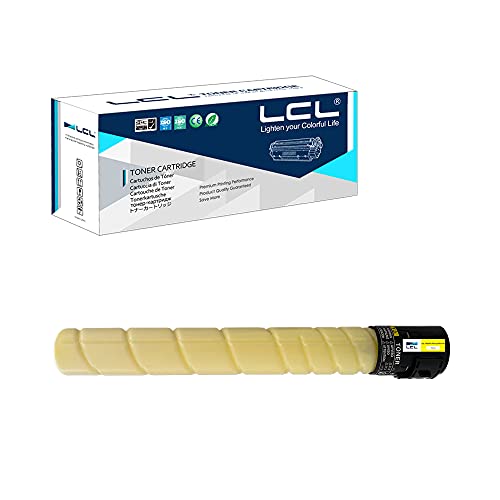 LCL Compatible Toner Cartridge Replacement for Konica Minolta TN324 TN-324 TN324Y TN-324Y A8DA230 High Yield BizHub C258 C308 C368 (1-Pack Yellow)