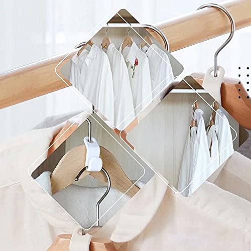 Hirundo Clothes Hanger Connector Hooks-12 Pcs