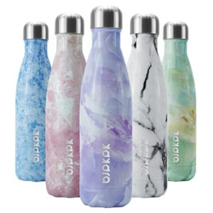 bjpkpk insulated water bottles,17oz stainless steel water bottles,sports water bottles keep cold 24 hours and hot 12 hours, kids water bottle for school-dawn