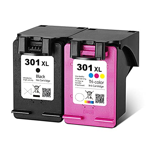 Compatible for HP 301 301XL Ink Cartridges for HP 301 Deskjet 1000 1010 1011 2050 2050a 2054a 3050 3054 3060 Envy 4500 4501 4502 Officejet 4630 4631 4632 Printer