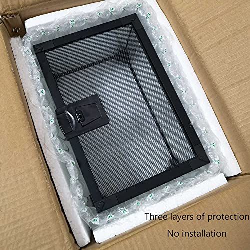 kathson Mini Reptile Glass Terrarium Tank 12"x8"x6" Amphibians Habitat Cage Full View Visually Appealing Sliding Screen Top for Bearded Dragons Lizards Geckos Hermit Crab Frog