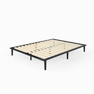 Zinus Parker Platform Bed with Tapered Legs / Wood Slat Support / No Box Spring Needed / Easy Assembly, King
