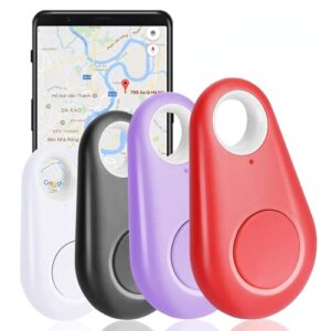 smart tracker 4 pack, key finder locator wireless anti lost alarm sensor device remote finder, for kids locating phone keys wallets luggage item finder