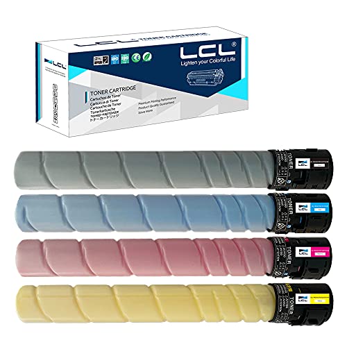 LCL Compatible Toner Cartridge Replacement for Konica Minolta TN324 TN-324K TN324K TN324C TN324M TN324Y A8DA130 A8DA430 A8DA330 A8DA230 High Yield BizHub C258 C308 C368 (4-Pack KCMY)