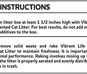 Vibrant Life Cat Litter Ultra Premium Crystals Litter, Unscented Non Clumping Cat Litter 4-Lb, 3 Packages One Pack