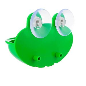 2 Pieces Frog Habitat with Dual Suction Cups Cute Fish Tank for Amphibian Aquatic Toad Frog Tadpole Tree Frog Small Aquatic Animals