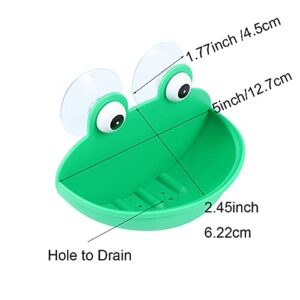 2 Pieces Frog Habitat with Dual Suction Cups Cute Fish Tank for Amphibian Aquatic Toad Frog Tadpole Tree Frog Small Aquatic Animals