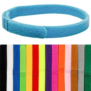 aiks puppy id collars double-sided fluff puppy whelping collars 15 colors puppy collars adjustable id bands for newborn dog cat