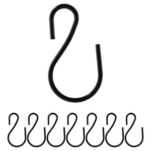 murtenze 40pack iron mini s hooks hanger 1”x 0.6” s shaped hooks, hangers hanging hooks for diy crafts, pot, hanging jewelry, key chain