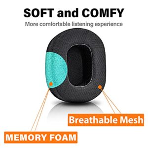 TRANSTEK Ear Pads Compatible with V2 / V2 Pro Gaming Headset I Memory Foam Replacement Ear Cushions (Mesh)