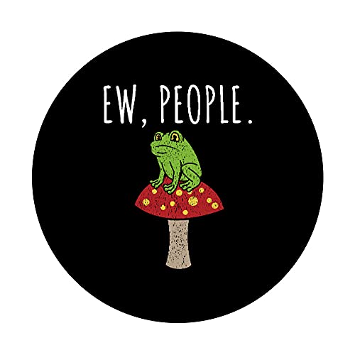 Ew People Cottagecore Frog Mushroom PopSockets Swappable PopGrip