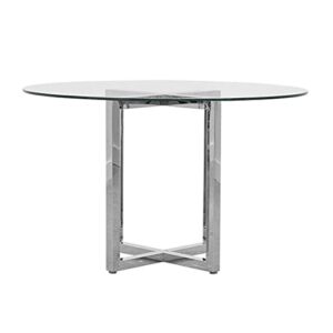 modus furniture counter table, 48-inch, amasya - glass top