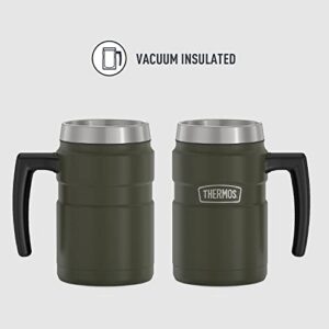 Thermos Stainless King 16oz Desk Mug, 16 Ounce, Matte Green