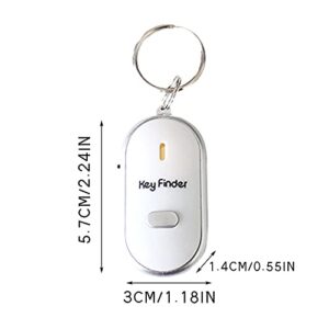 LED Light Torch Remote Sound Control Lost Key Finder Locator Keychain Whistle Sound Item Locator