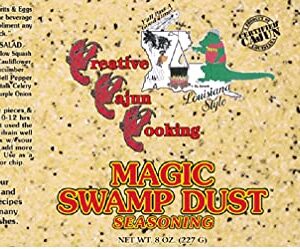 Creative Cajun Cooking Magic Swamp Dust Seasoning, 8 Ounce Shakers (Pack of Two - 1 Pound Total)