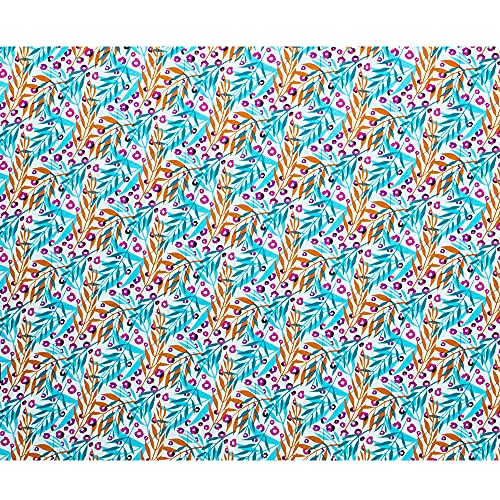 African Fabric 6 Yards BintaRealwax 100% Polyester Ankara Fabric for Party Dress 6438