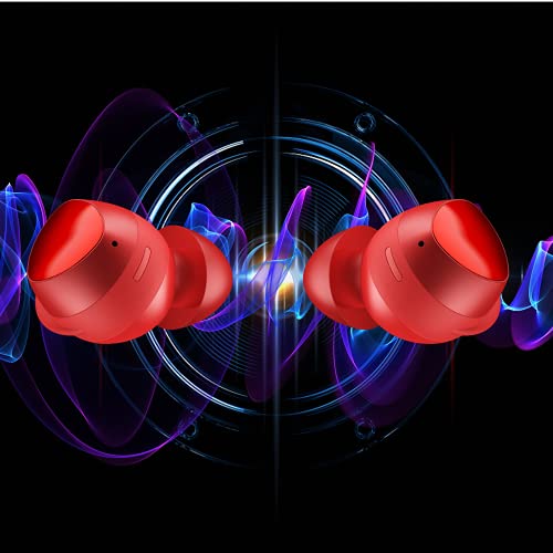 Urbanx Street Buds Plus True Wireless Earbud Headphones for Samsung Galaxy J2 Core - Wireless Earbuds w/Noise Isolation - RED (US Version with Warranty)