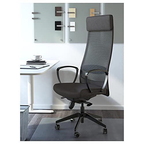 IKEA MARKUS Office chair, Adjust the height and angle of this chair so your workday feels comfortable [Vissle dark grey]