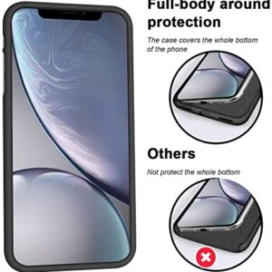 HHUAN Case for Ulefone Note 6 (6.10") with 2 Tempered Glass Screen Protector. Ultra-Thin Black Soft Silicone Anti-Drop Phone Cover, TPU Bumper Shell Case for Ulefone Note 6 - WMA33
