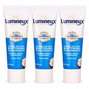 lumineux oral essentials teeth whitening toothpaste bundle - 3-pack