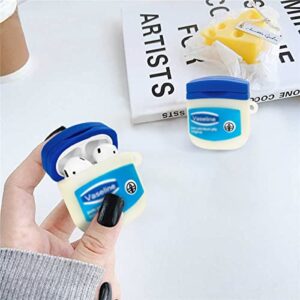 6in1 Cool Airpod 2/1 Case for Airpods, 3D Cute Kawaii Character Design Fashion Funny Silicone Shockproof Skin Protective Cover with Keychain Accessories for Kids Boys Girls Woman Teens