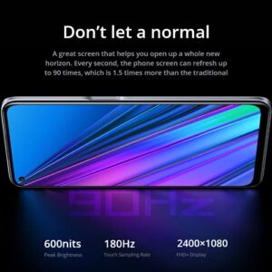 realme Narzo 30 Unlocked 4GB 128GB, Dimensity 700 Processor, 6.5'' 90Hz FHD+,18W Quick Charge, 48MP Triple Cameras (EU Charger with US Adapter) 5G Only Supports Verizon Wireless and at&T's n5 Band