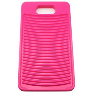 zyamy antiskid mini washboard plastic washing board household for kids shirts clean laundry lime washboard for laundry, rose red