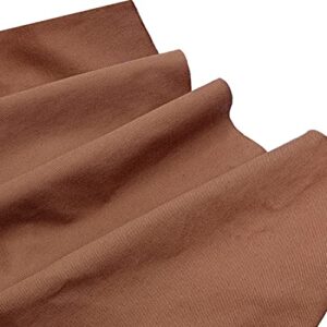 premium cotton blend twill fabric 11.5oz by the yard(brown)