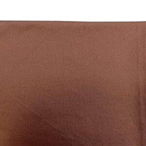 Premium Cotton Blend Twill Fabric 11.5OZ by The Yard(Brown)