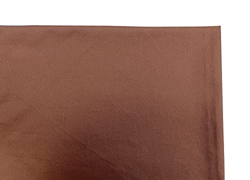 Premium Cotton Blend Twill Fabric 11.5OZ by The Yard(Brown)