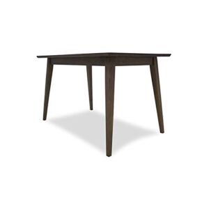 Allora 47" Mid-Century Modern Universal Top Rectangle Modern Wood Dining Table for Kitchen, Dining Room in Walnut