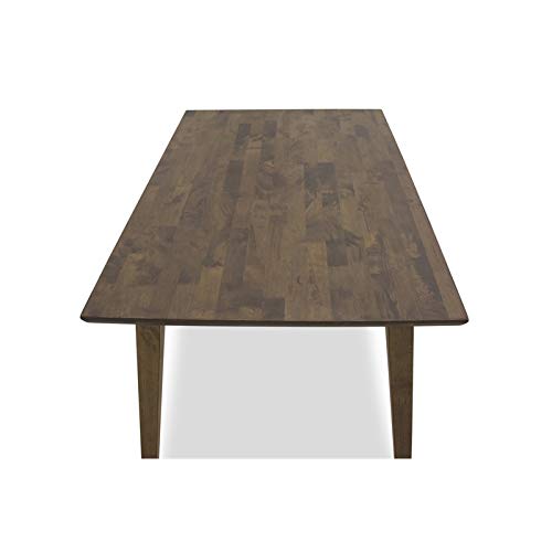 Allora 47" Mid-Century Modern Universal Top Rectangle Modern Wood Dining Table for Kitchen, Dining Room in Walnut