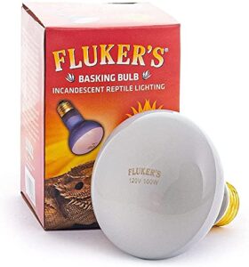 fluker's repta-sun incandescent reptile basking bulb 100w - includes attached dbdpet pro-tip guide