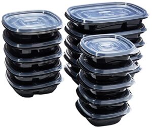 rubbermaid takealongs food storage containers with divided base, 30 piece set