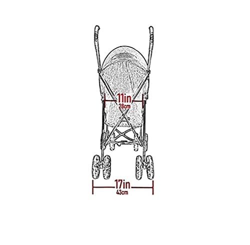 Pet Gear Travel Lite Plus Stroller, Compact, Easy Fold, No Assembly Required, Large Wheels for Cats and Dogs up to 15 pounds, 3 Colors