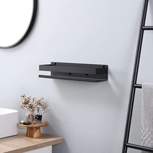 KES Shower Shelf, 15.7 Inches Bathroom Caddy for Shower, Shower Organizer Shower Storage, Stainless Steel Matte Black