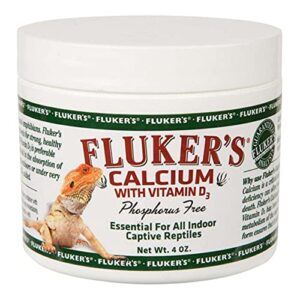 dbdpet 's bundle with fluker's repta calcium with vitamin d3 reptile supplement 4oz - includes attached pro-tip guide