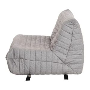 Main + Mesa LoBoh One Seater Modular Sofa/Accent Chair; Premium Foam-Filled, 70's Bean Bag Chair Alternative