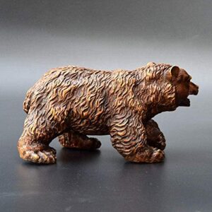 DSQK Garden Statue Creative Decoration of Pure Copper Bear Animal Wine Rack Study Room