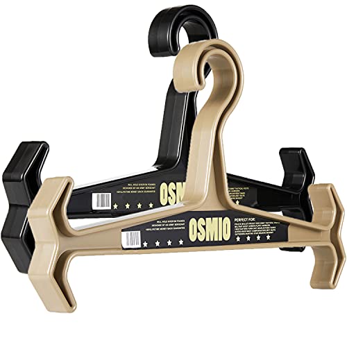 YCJ OSMIO Heavy Duty Hanger for Plate Carrier, 2 Pack (Tan+Black)